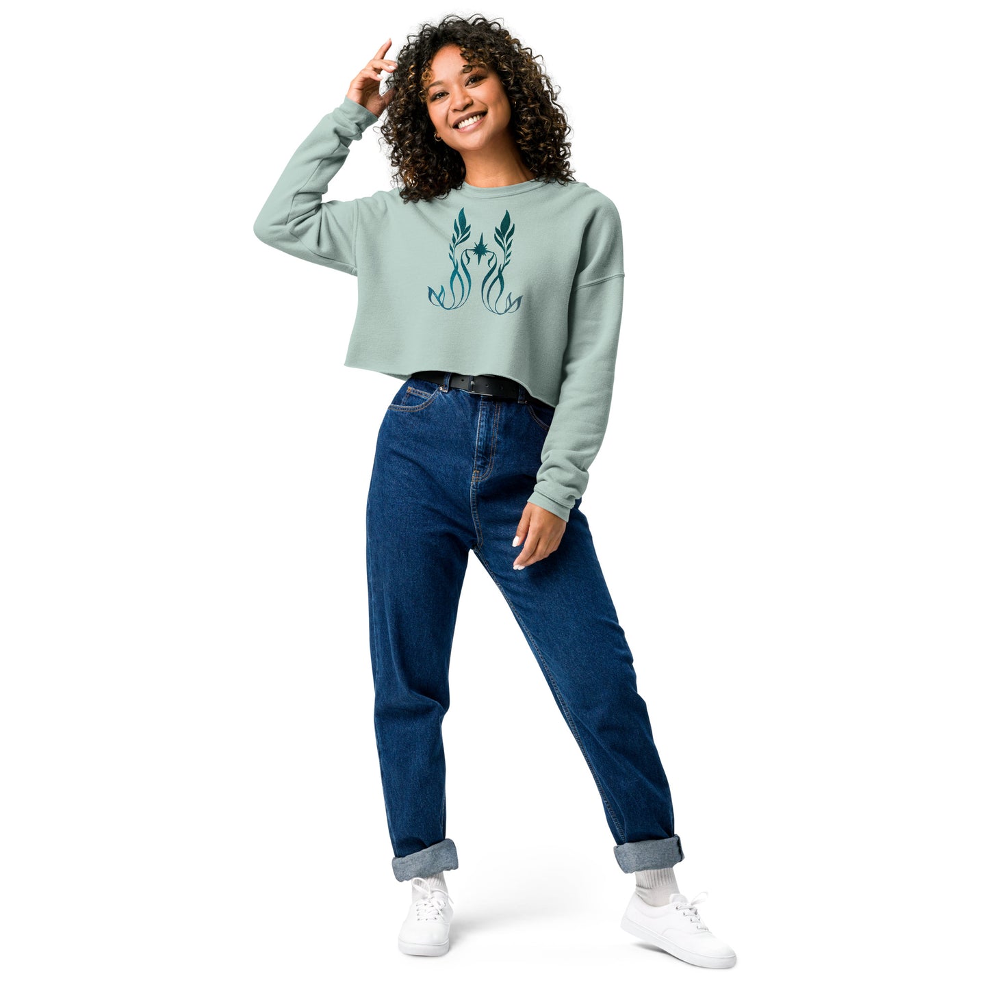 Sea Siren Crop Sweatshirt